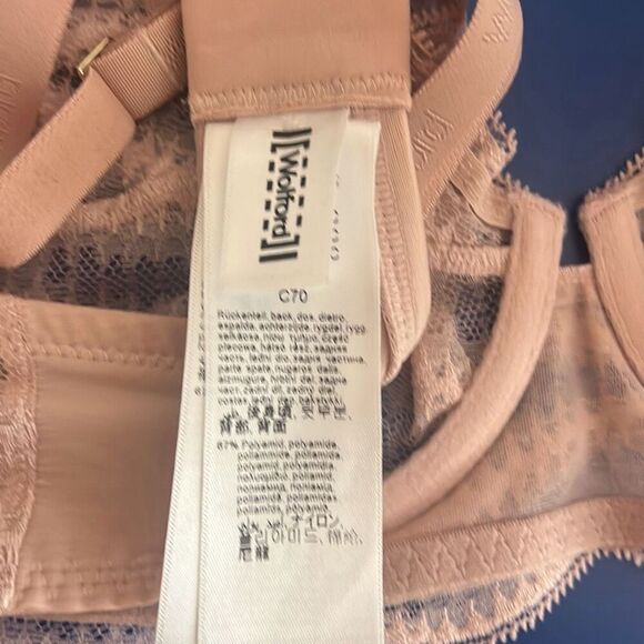 NWT Wolford Esmeralda Underwire Bra Rosepowder 32C - Picture 9 of 11